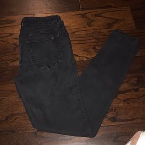 Joes midrise faded black jeans